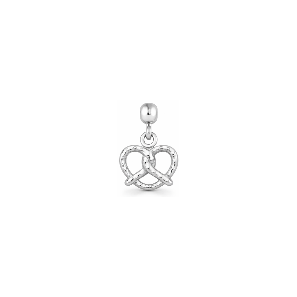 Pretzel Silver Charm