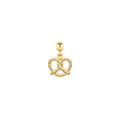 Pretzel 9ct Gold Charm