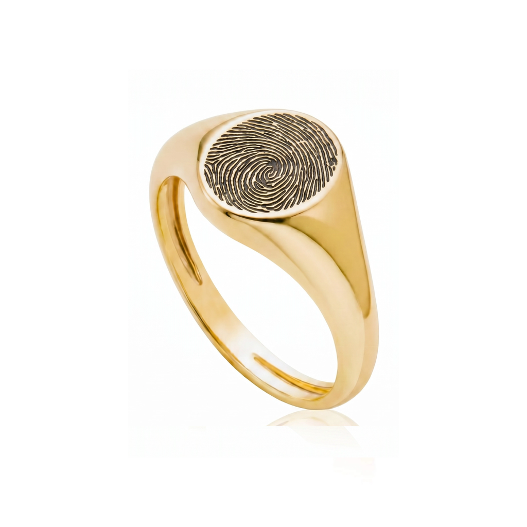 Classic Fingerprint Signet Ring