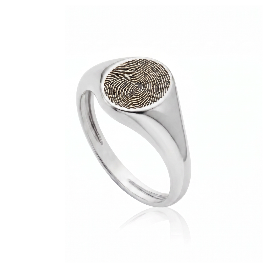 Classic Fingerprint Signet Ring