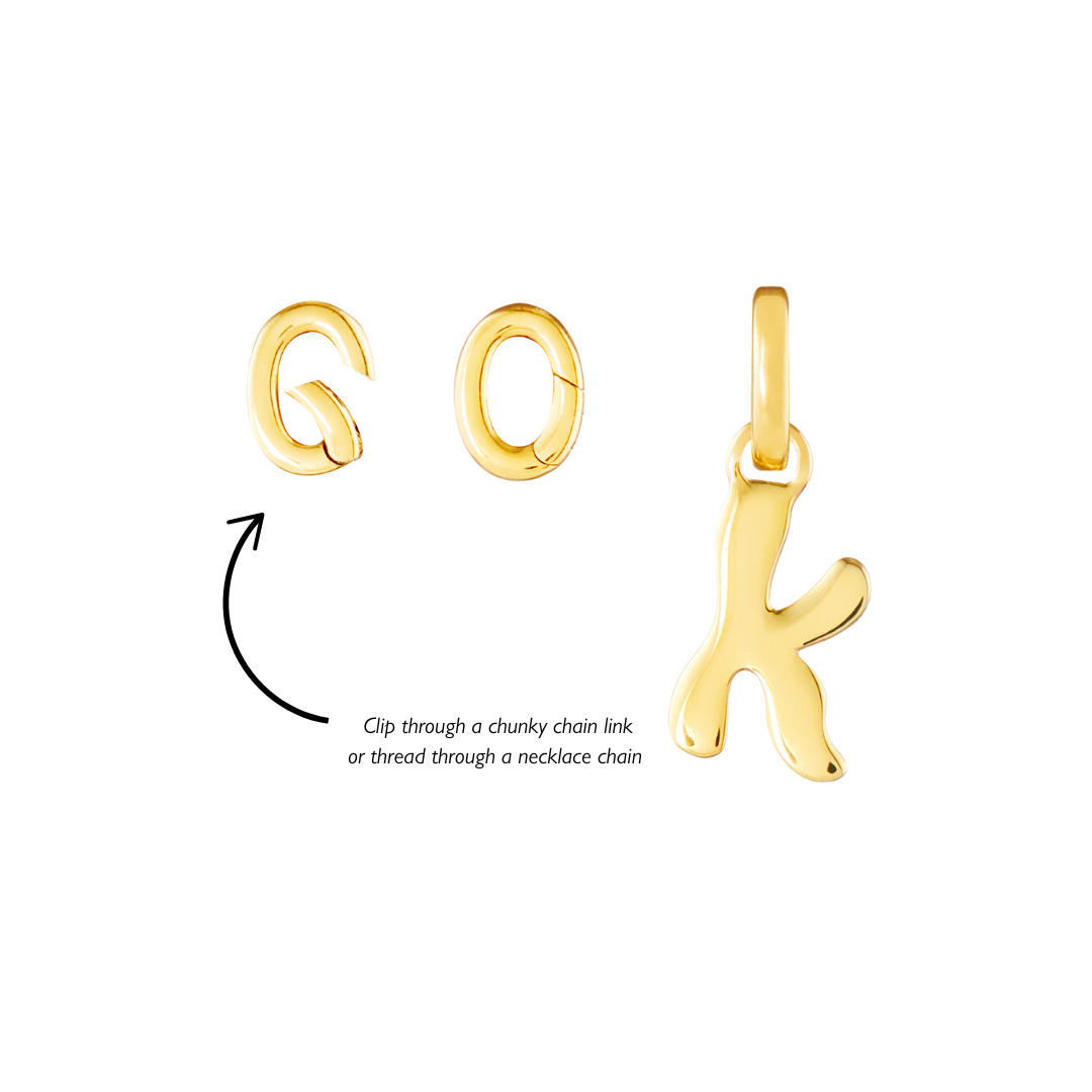 April Birthstone Gold Plated Clip Charm