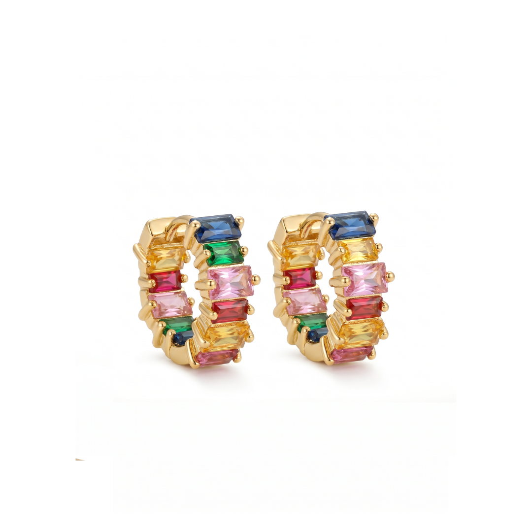 Fiesta Gold Plated Hoops
