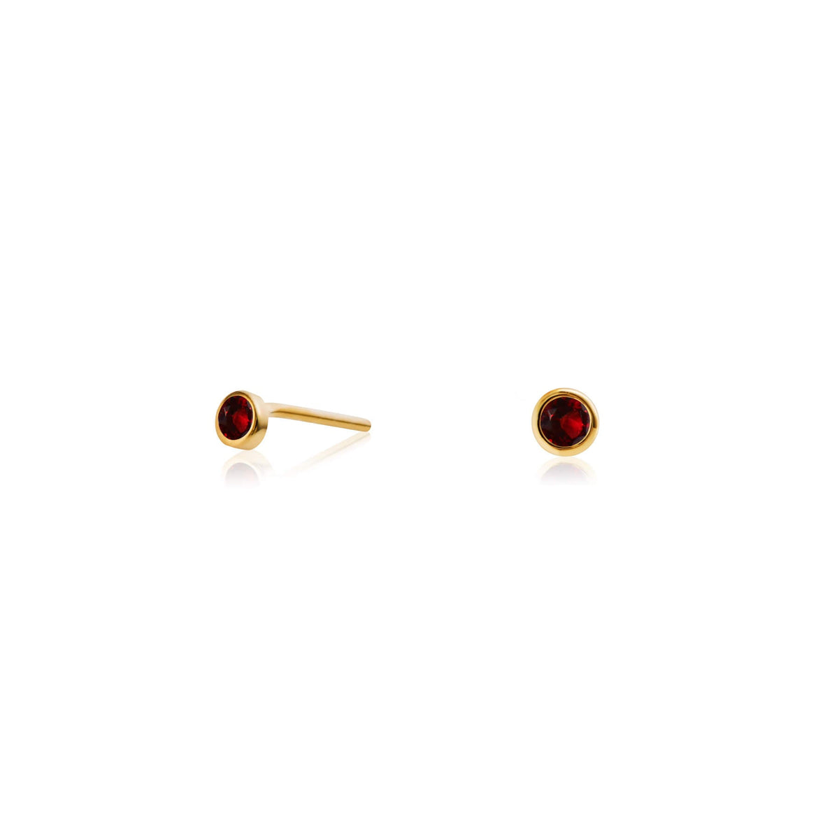 Zia Rise Midnight Gold Studs