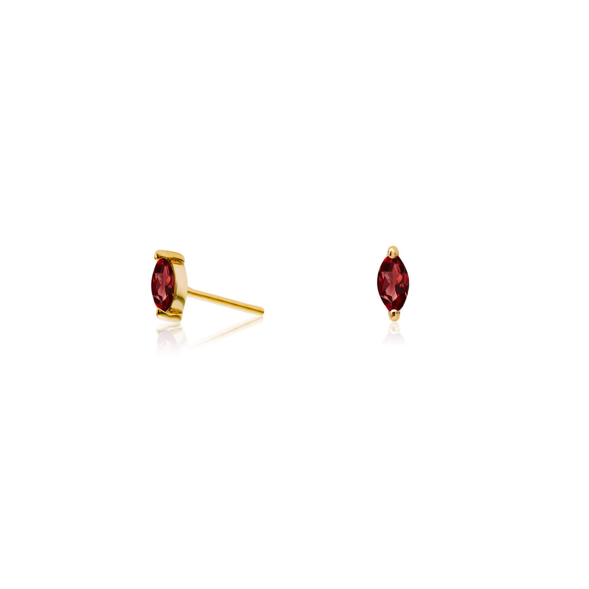 Maya Midnight Gold Studs
