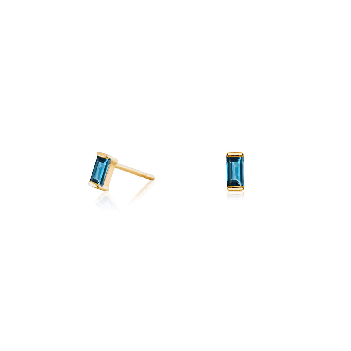 Ria Midnight Gold Studs