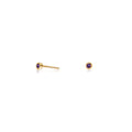 Zia Midnight Gold Studs