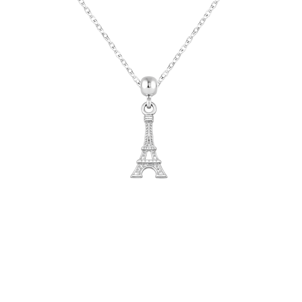 Eiffel Tower Silver Charm