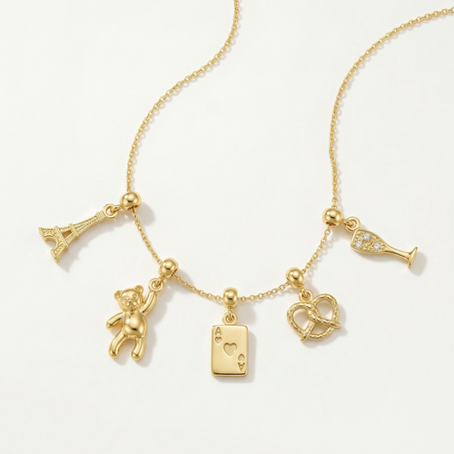 Ace of Hearts 9ct Gold Charm