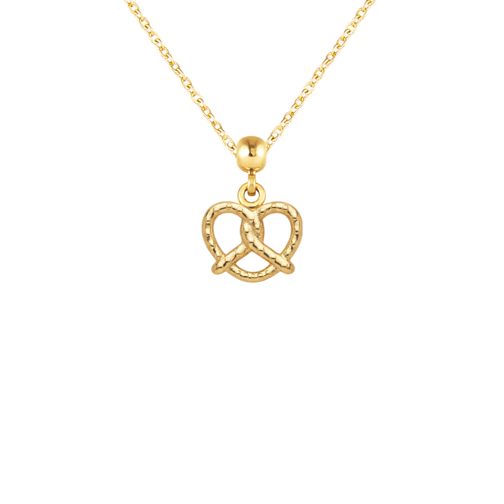 Pretzel 9ct Gold Charm