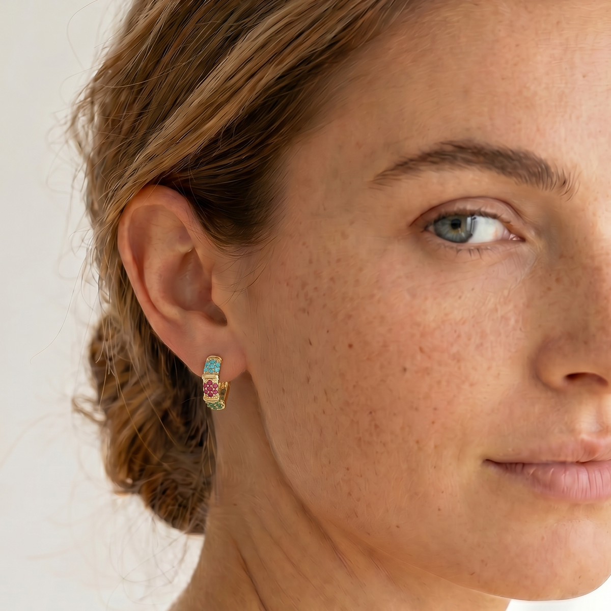 Rio Gold Plated Hoops