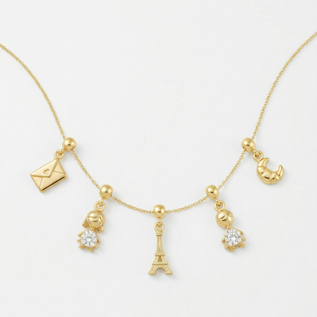 Boy Birthstone 9ct Gold Charm