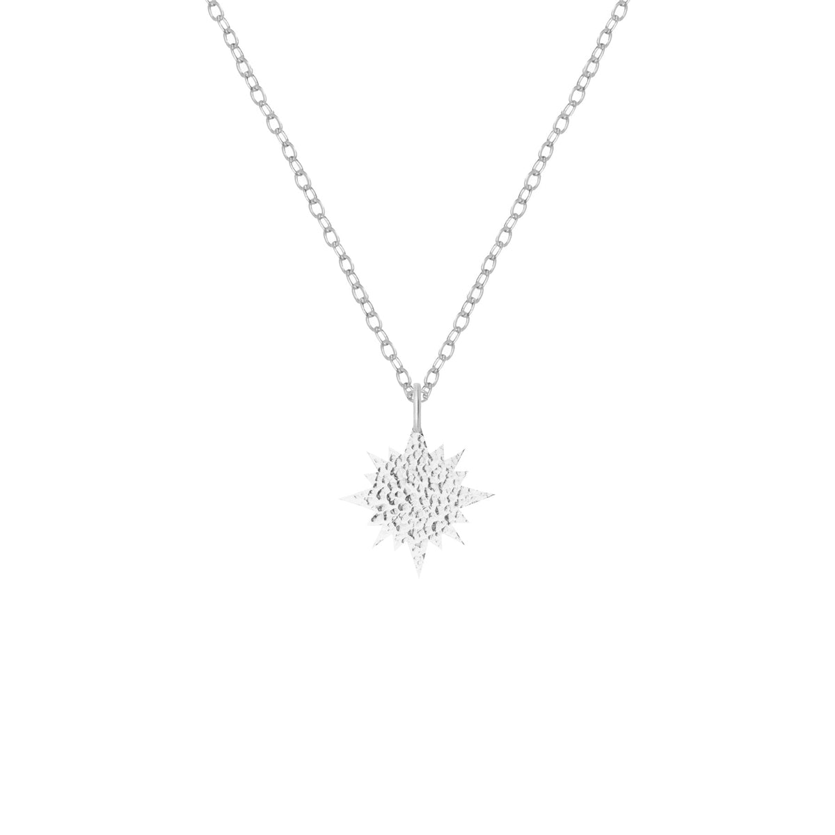 Hammered Sun Necklace