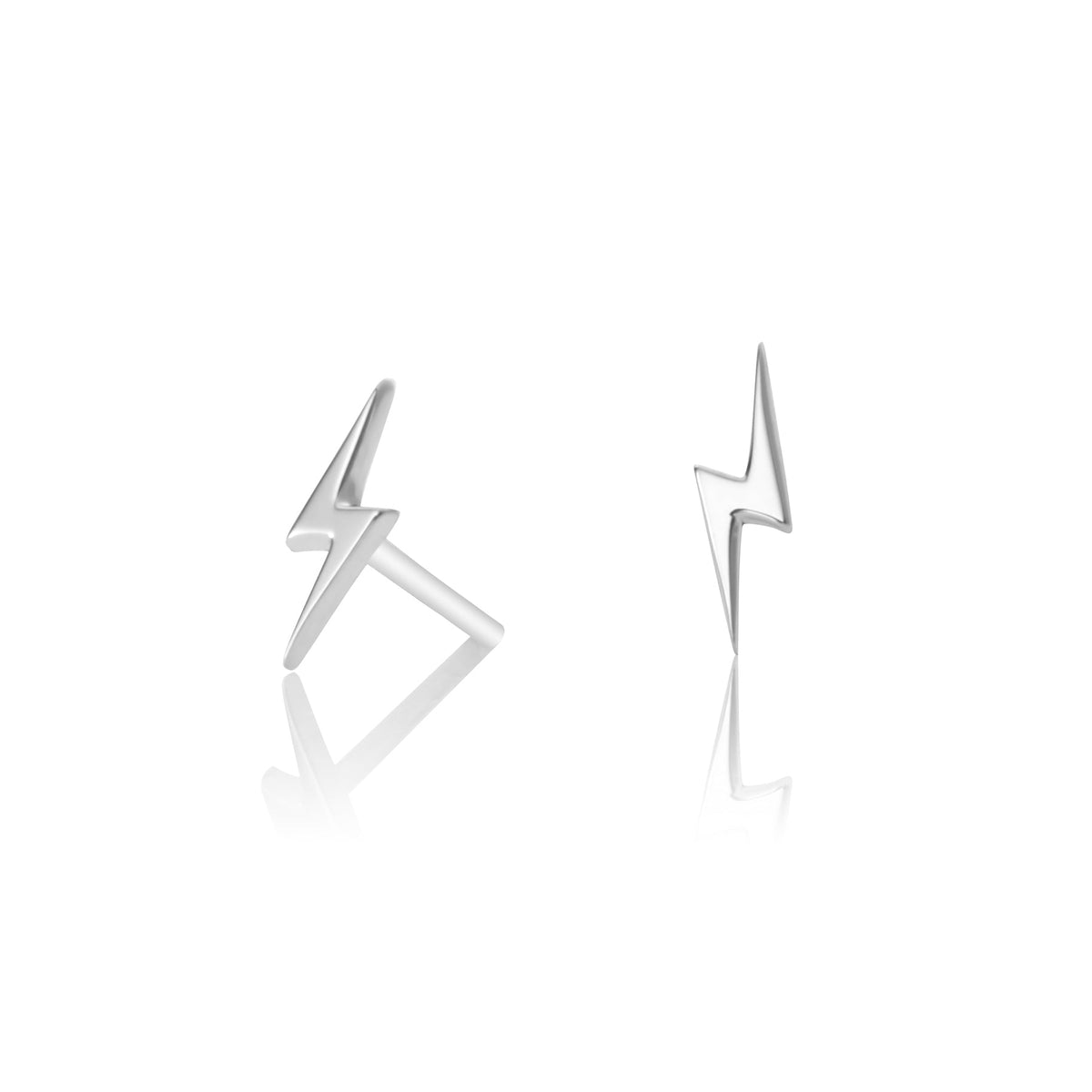 Tiny Lightning Bolt Studs