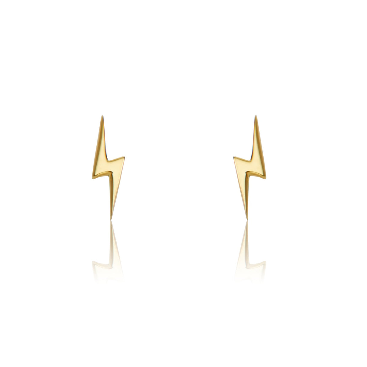 Tiny Lightning Bolt Studs