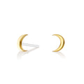 Tiny Moon Studs