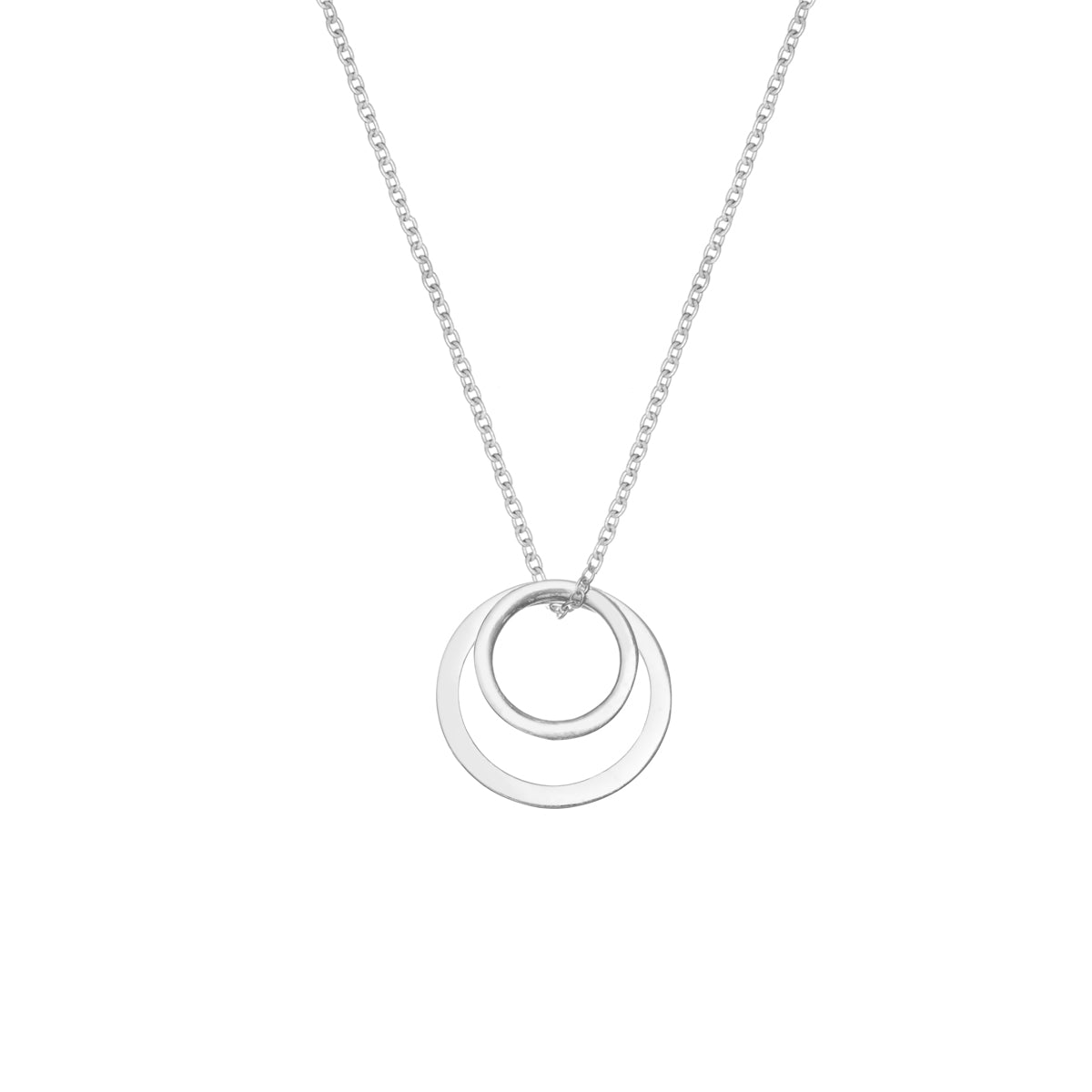 Double Circle Necklace