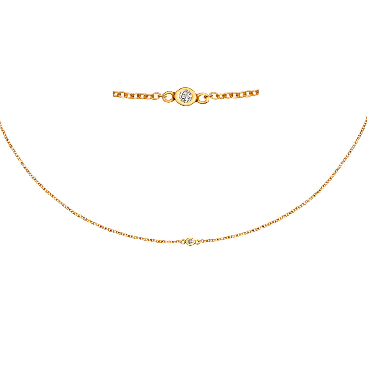 Zia Gold Necklace