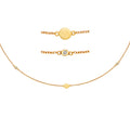 Skara Gold Gem Necklace
