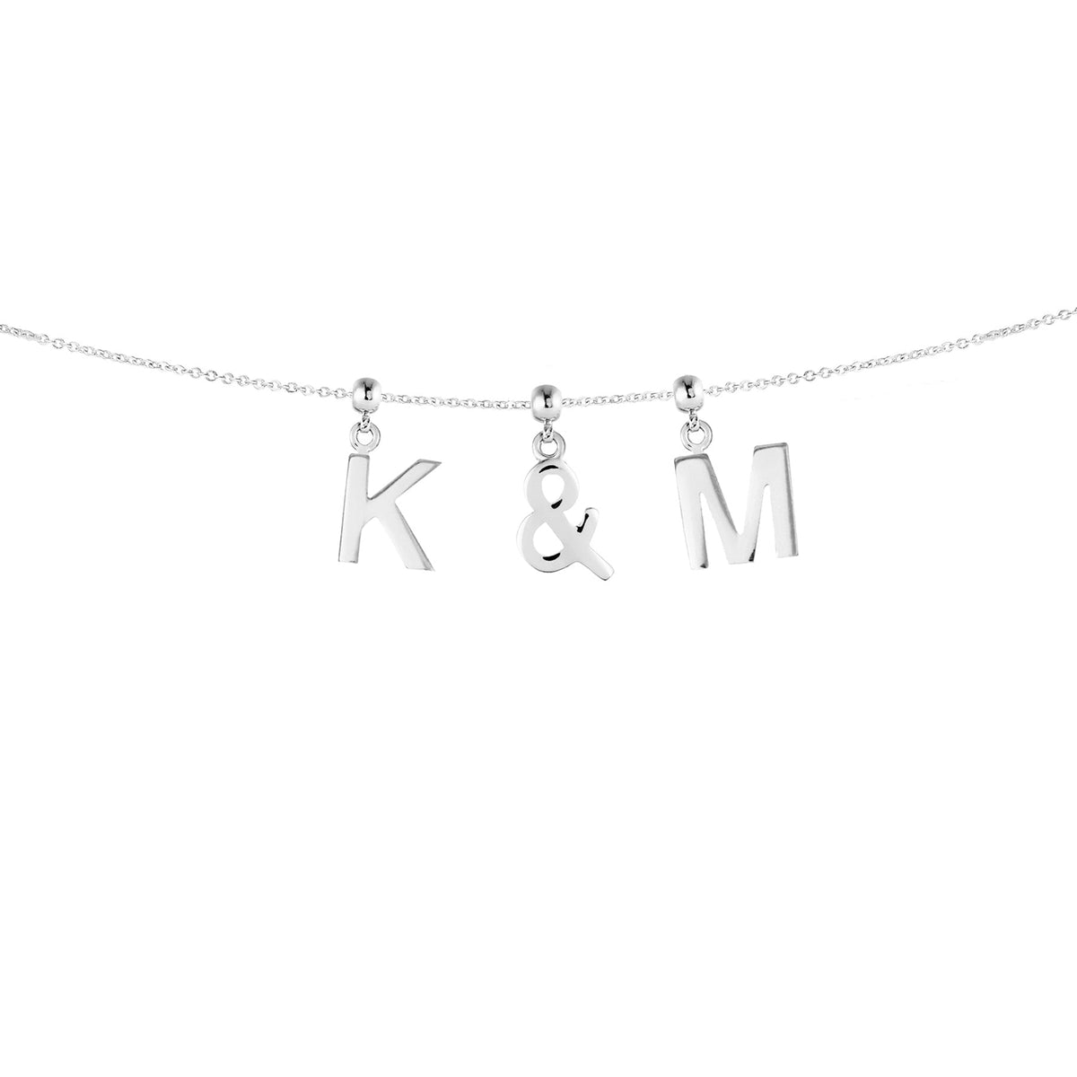 Ampersand Silver Charm