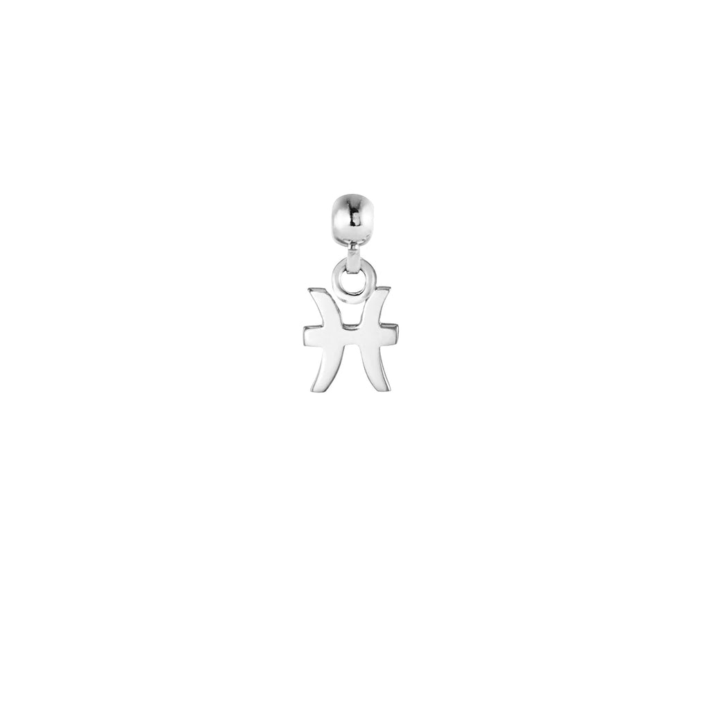 Pisces Silver Charm