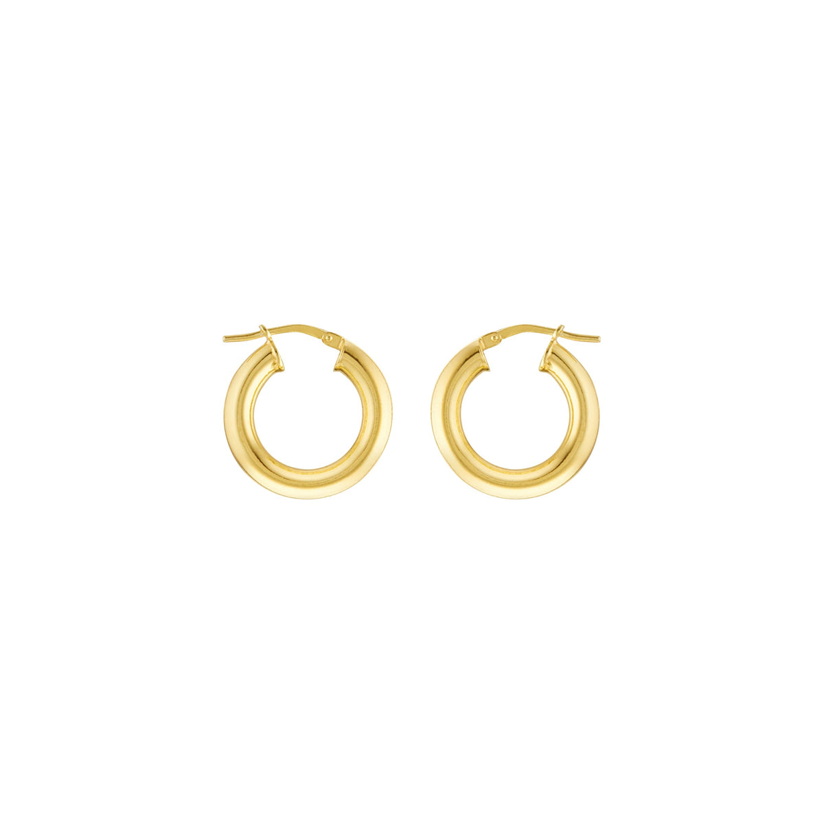 Chunky Gold Plated Hoops