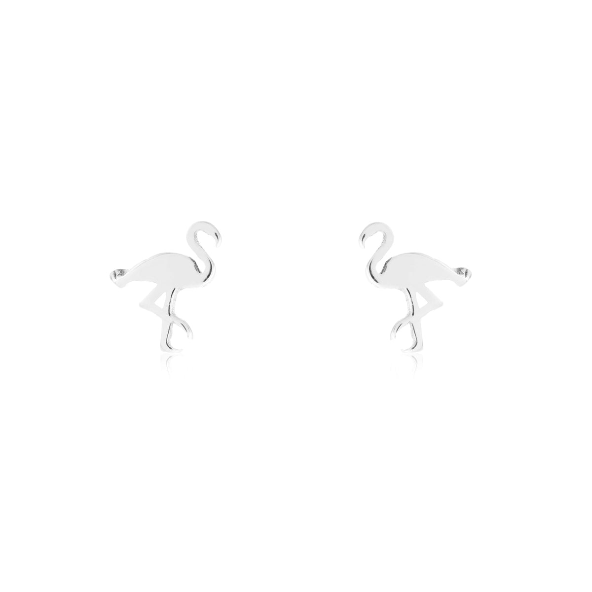 Tiny Flamingo Studs