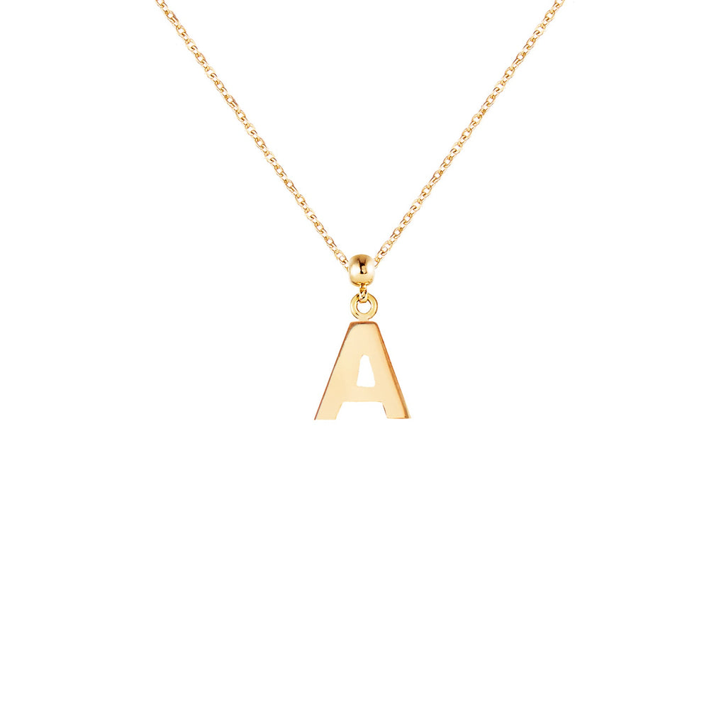 Letter Gold Plated Charms
