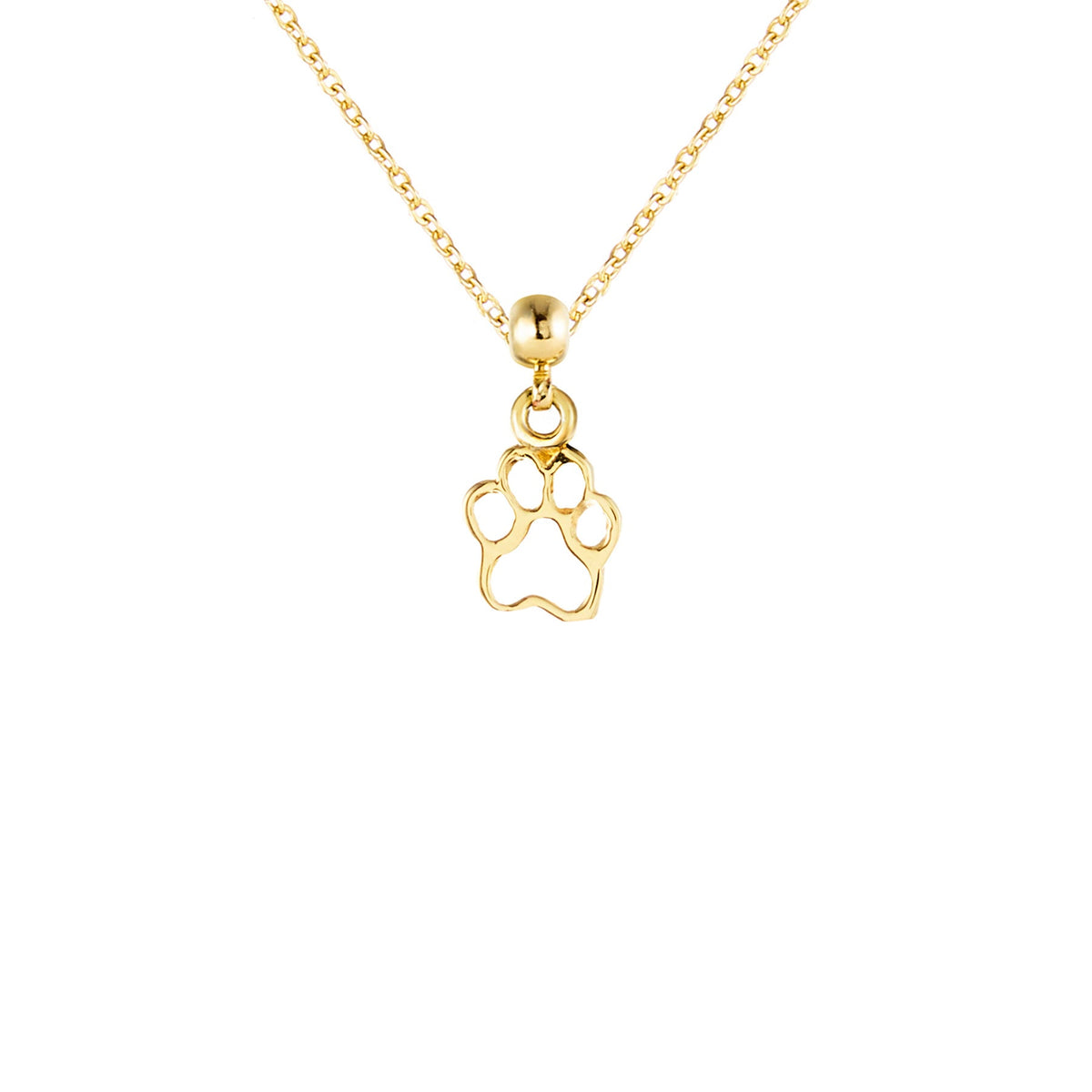Dog Paw 9ct Gold Charm