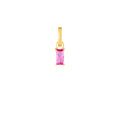 October Birthstone Gold Plated Clip Charm
