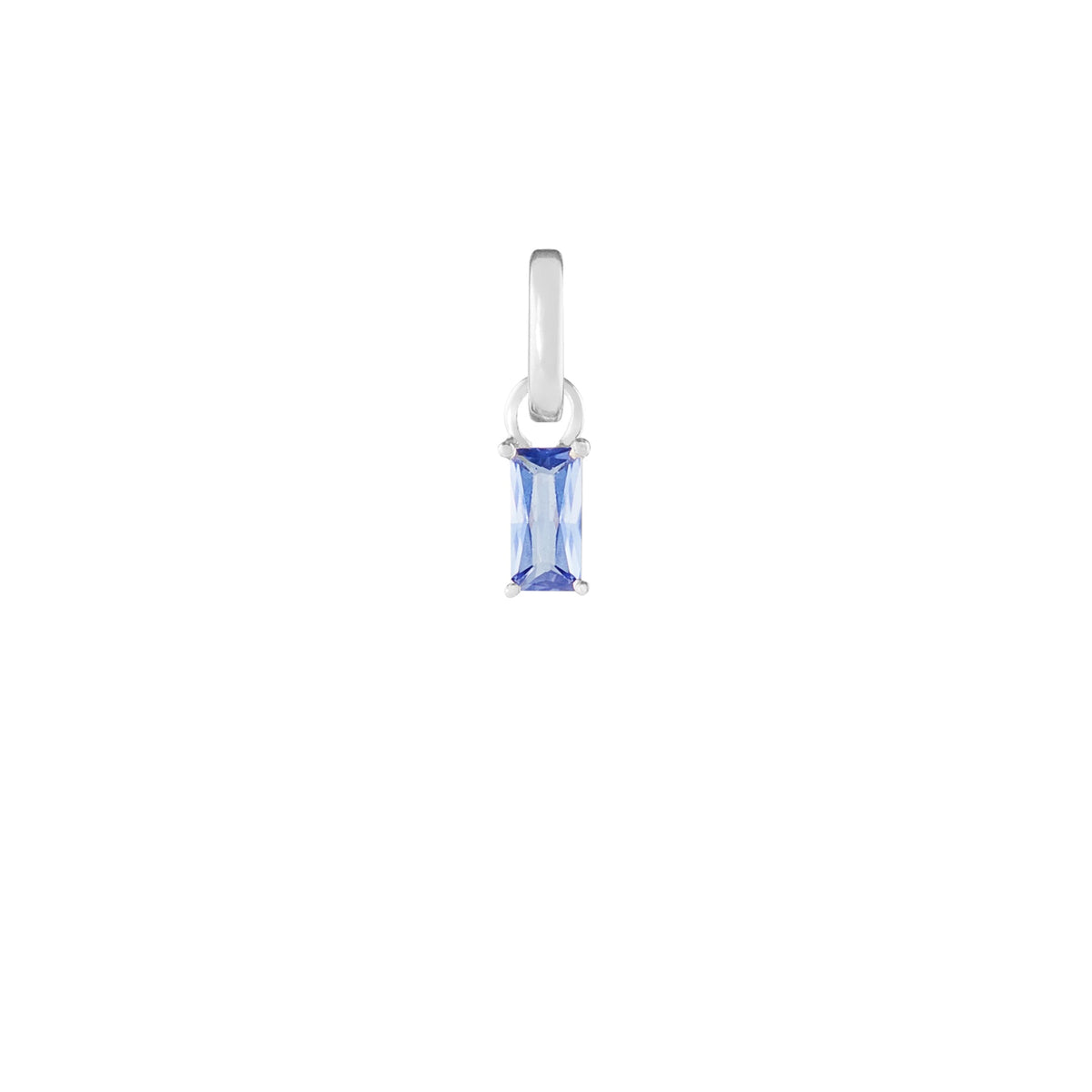December Silver Clip Charm