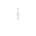 April Silver Clip Charm