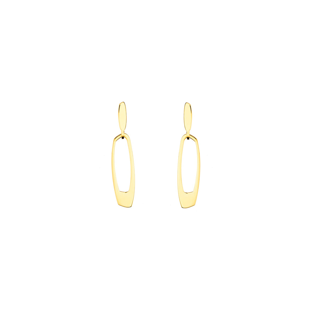 Zeus Statement Gold Plated Earrings
