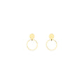 Saturn Statement Gold Plated Earrings