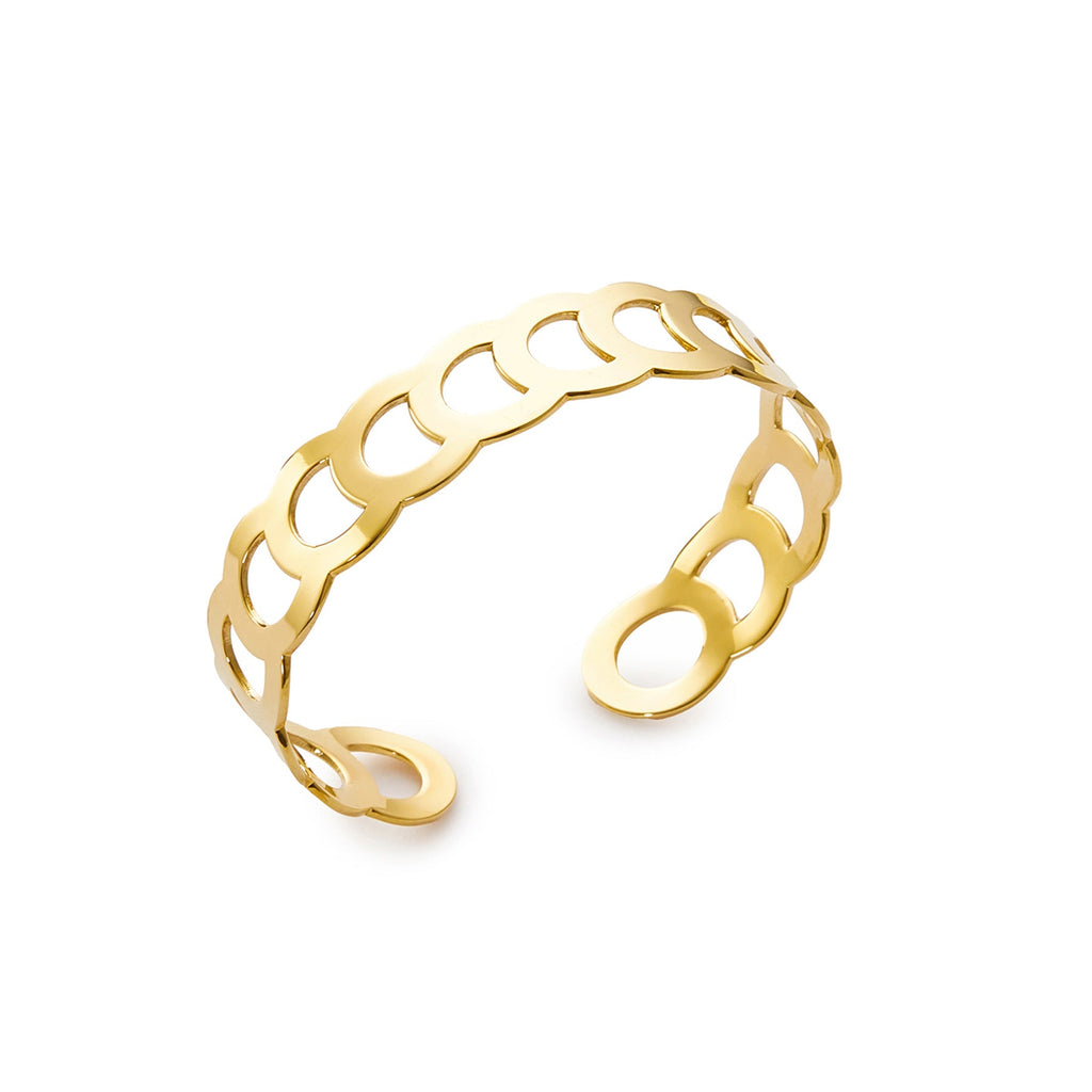 Circles Brass Cuff