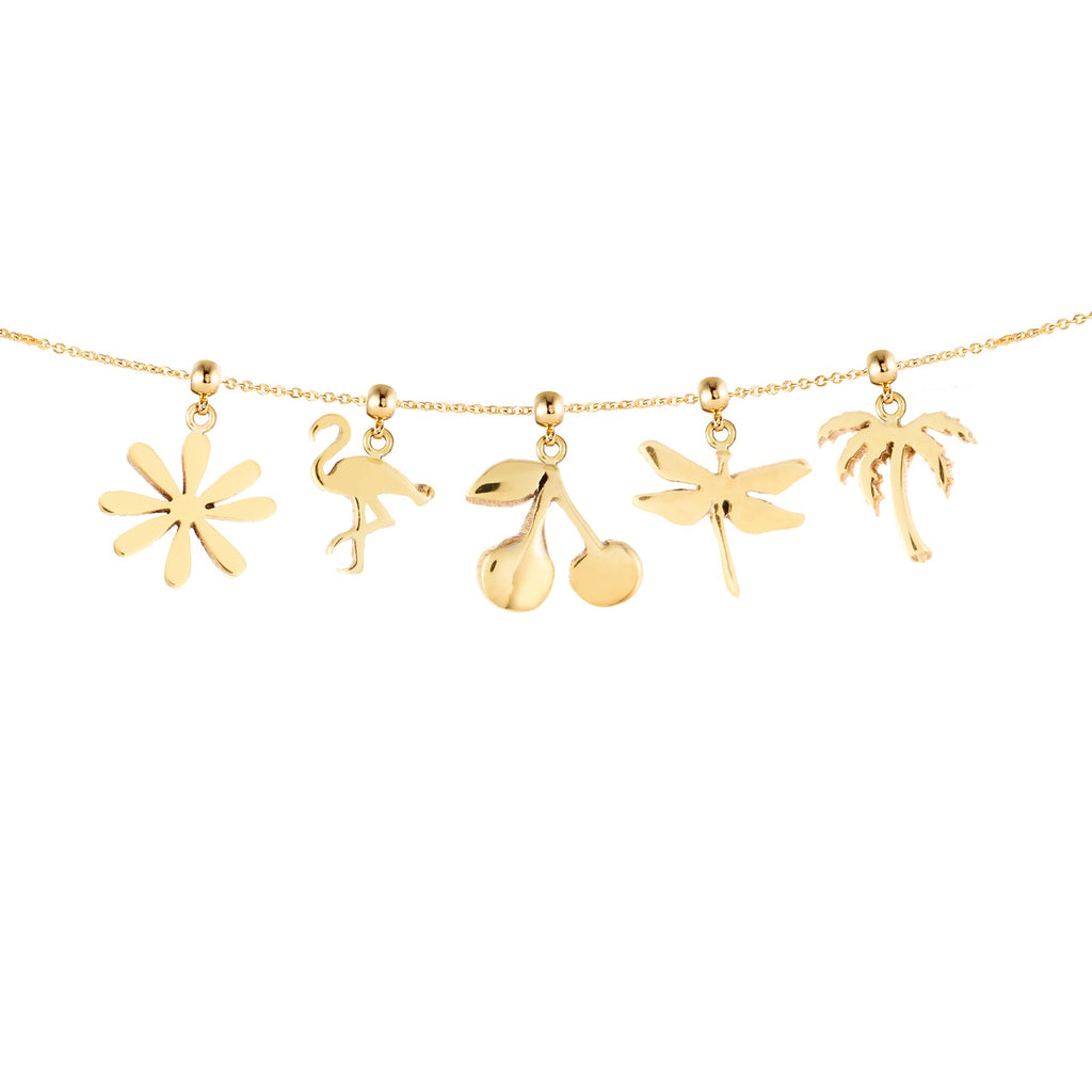 Daisy 9ct Gold Charm