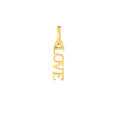 Love Gold Plated Clip Charm