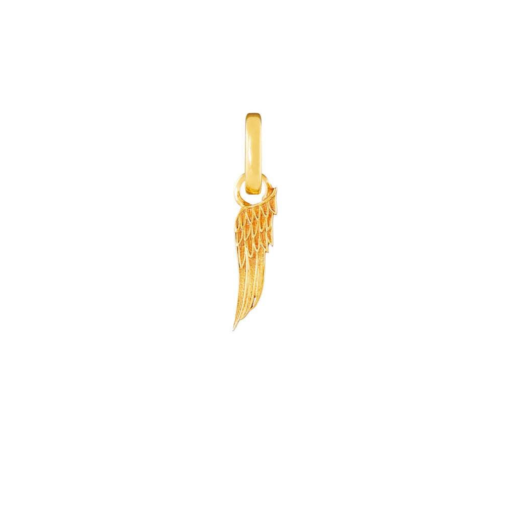Angel Wing Gold Plated Clip Charm