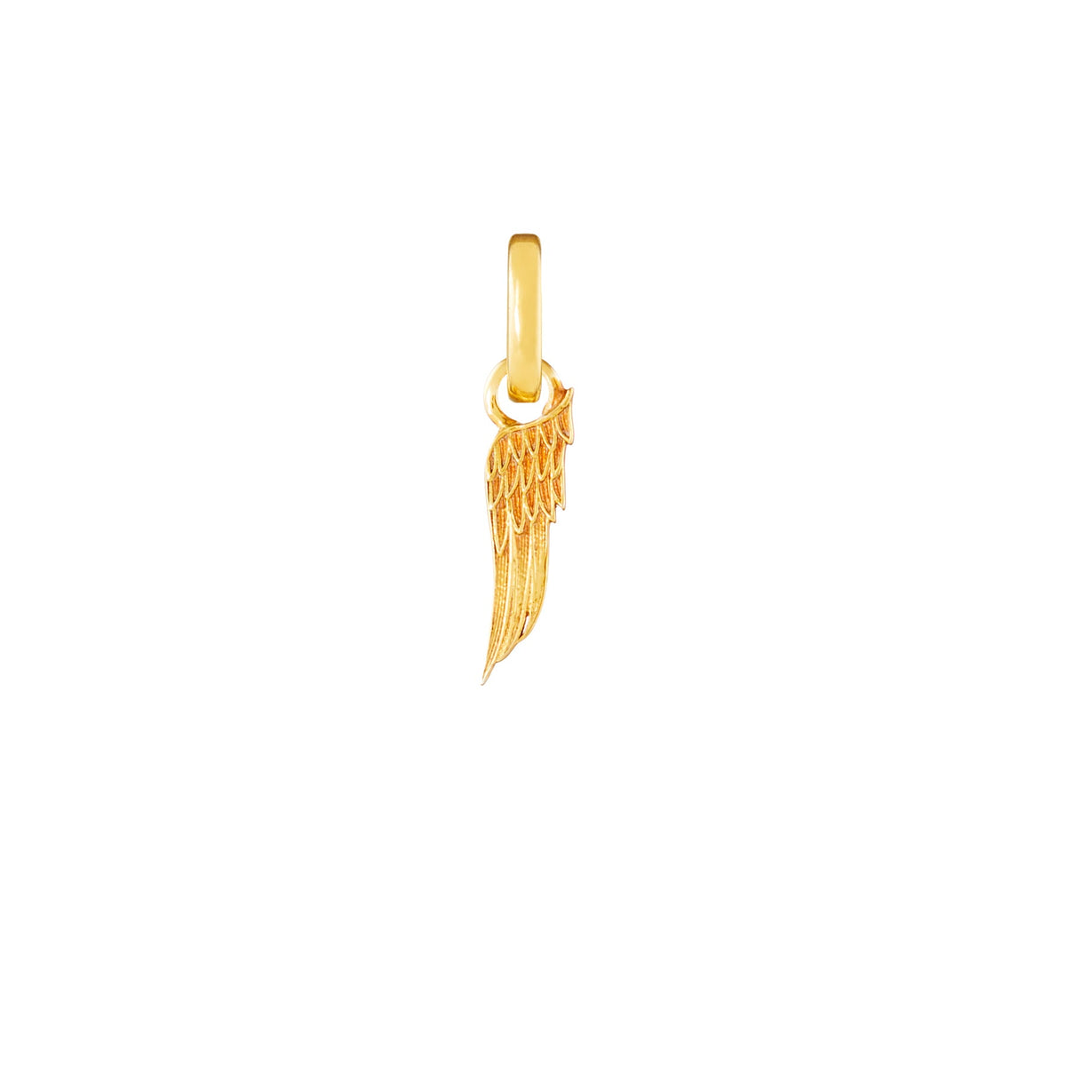 Angel Wing Gold Plated Clip Charm