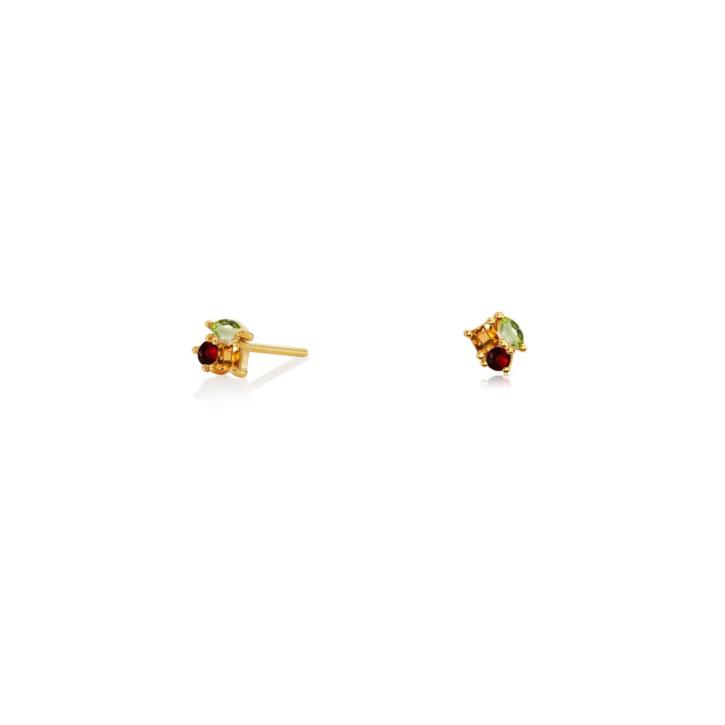 Luna Fusion Peridot Studs