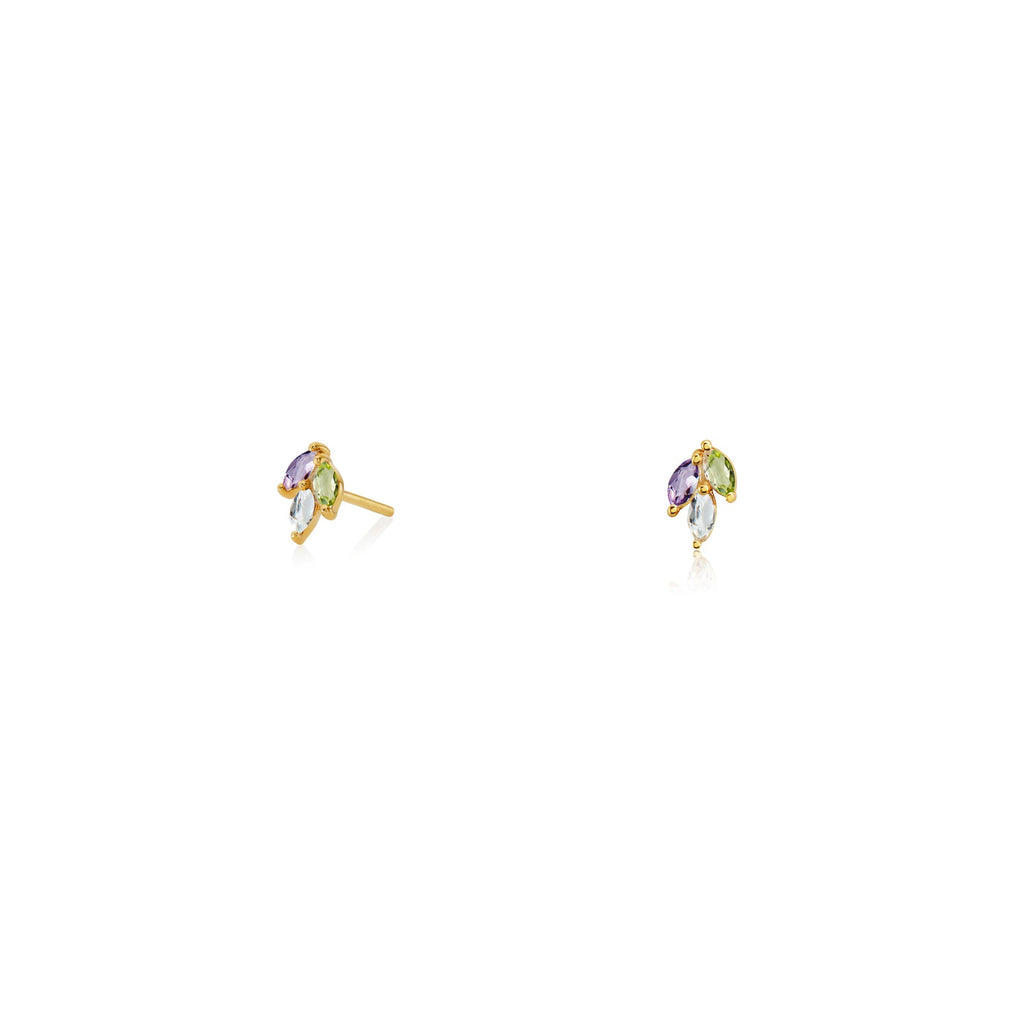 Laya Fusion Amethyst Studs