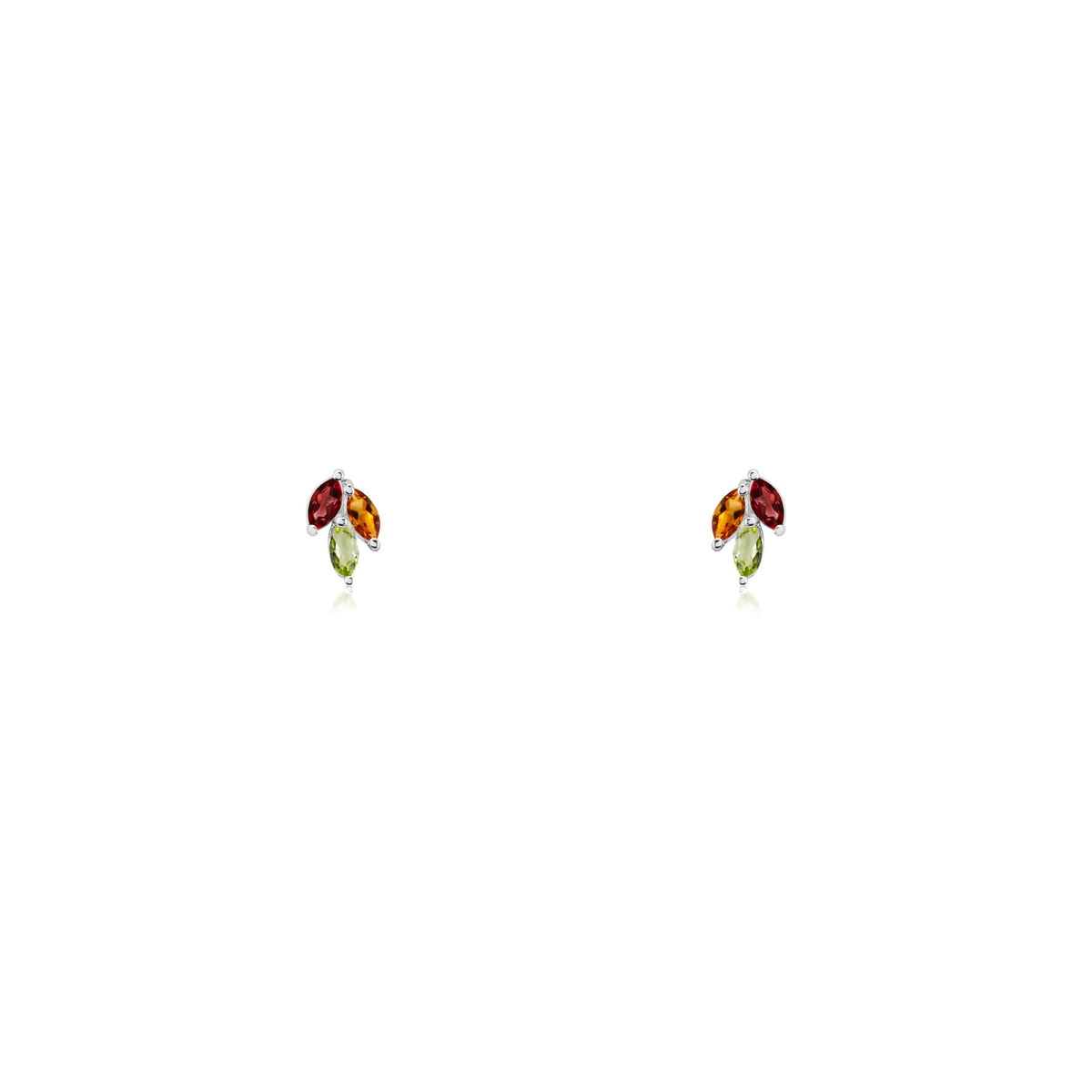 Laya Fusion Garnet Studs