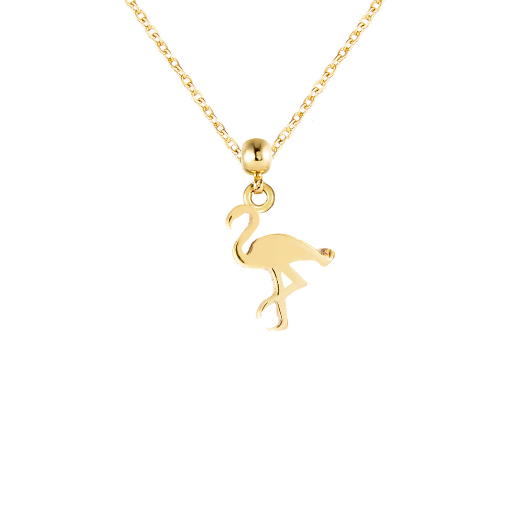 Flamingo 9ct Gold Charm