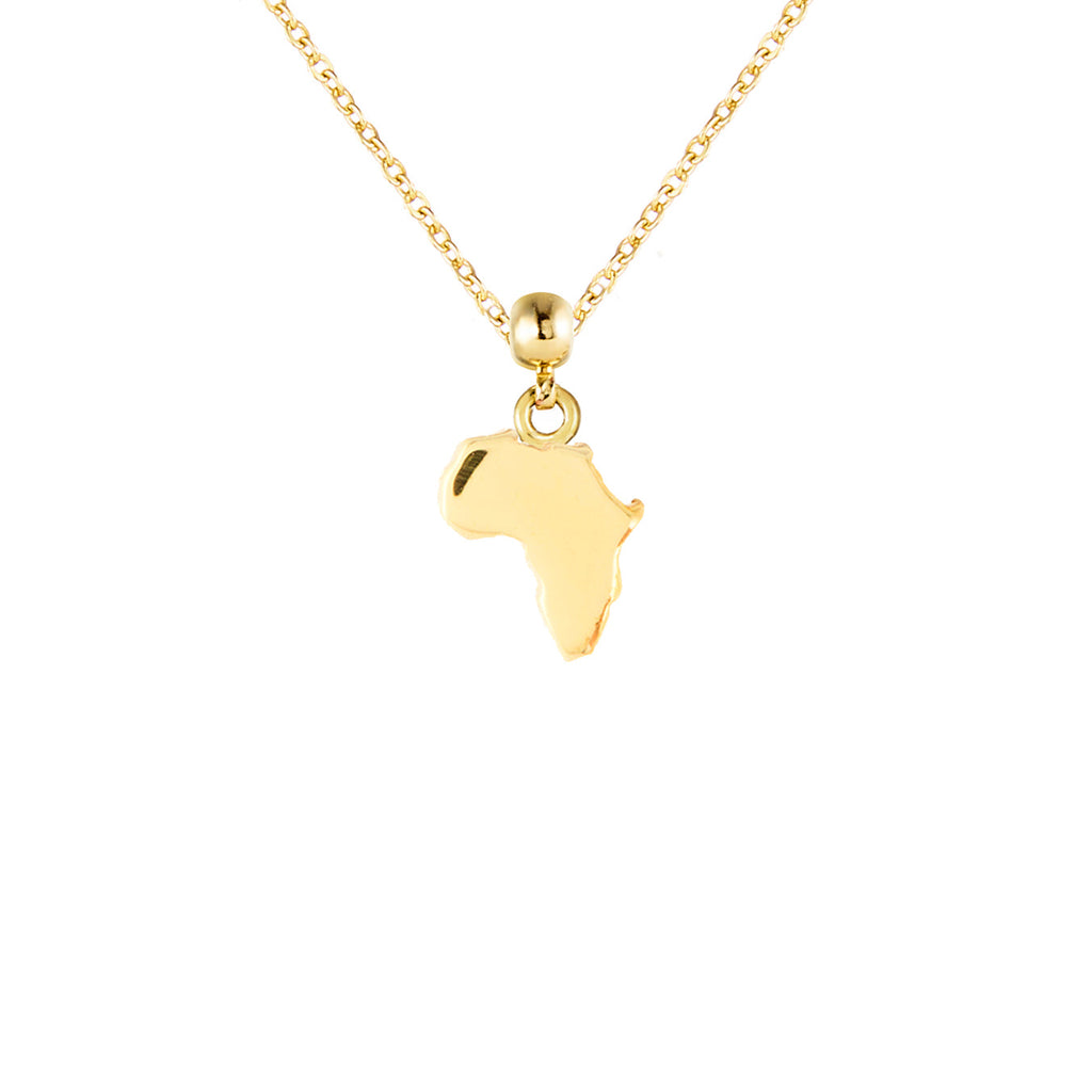 Africa 9ct Gold Charm