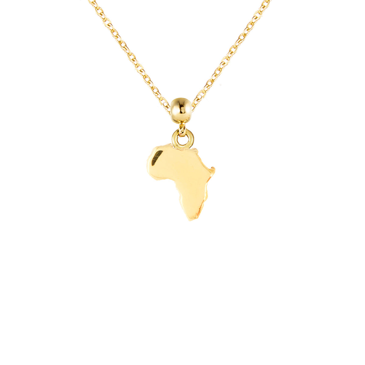Africa 9ct Gold Charm
