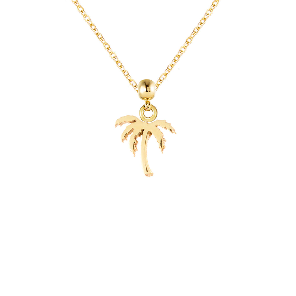 Palm Tree Gold Plated Charm