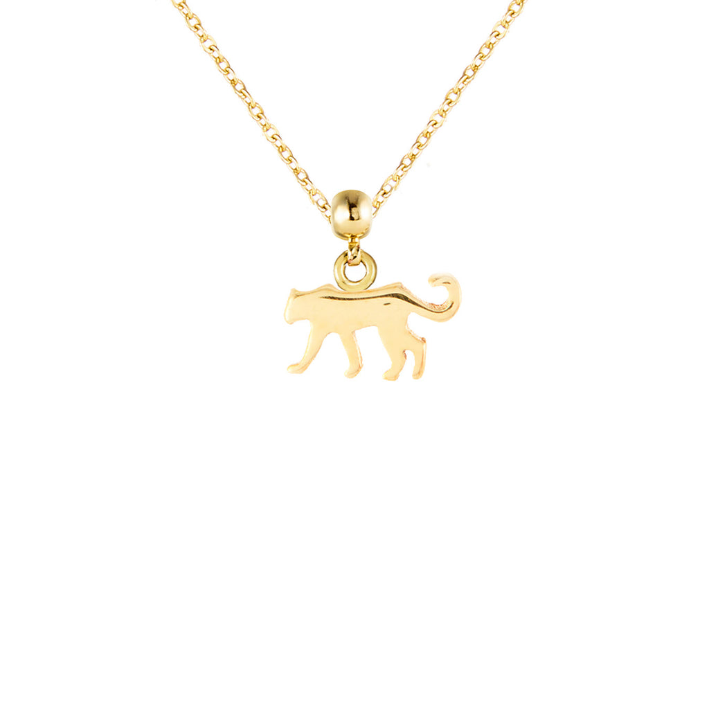 Leopard Gold Plated Charm