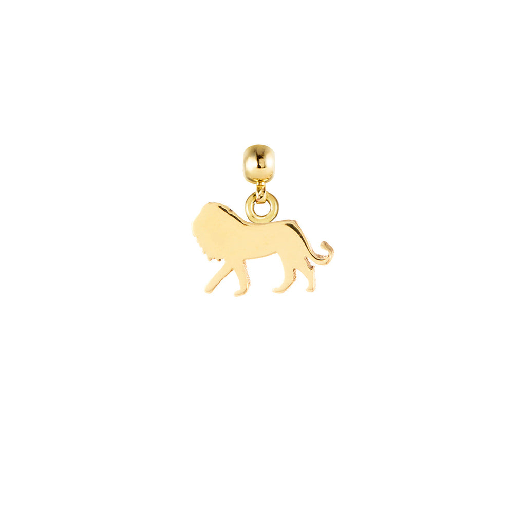 Lion 9ct Gold Charm