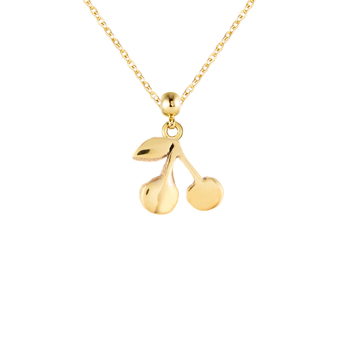 Cherry Gold Plated Charm