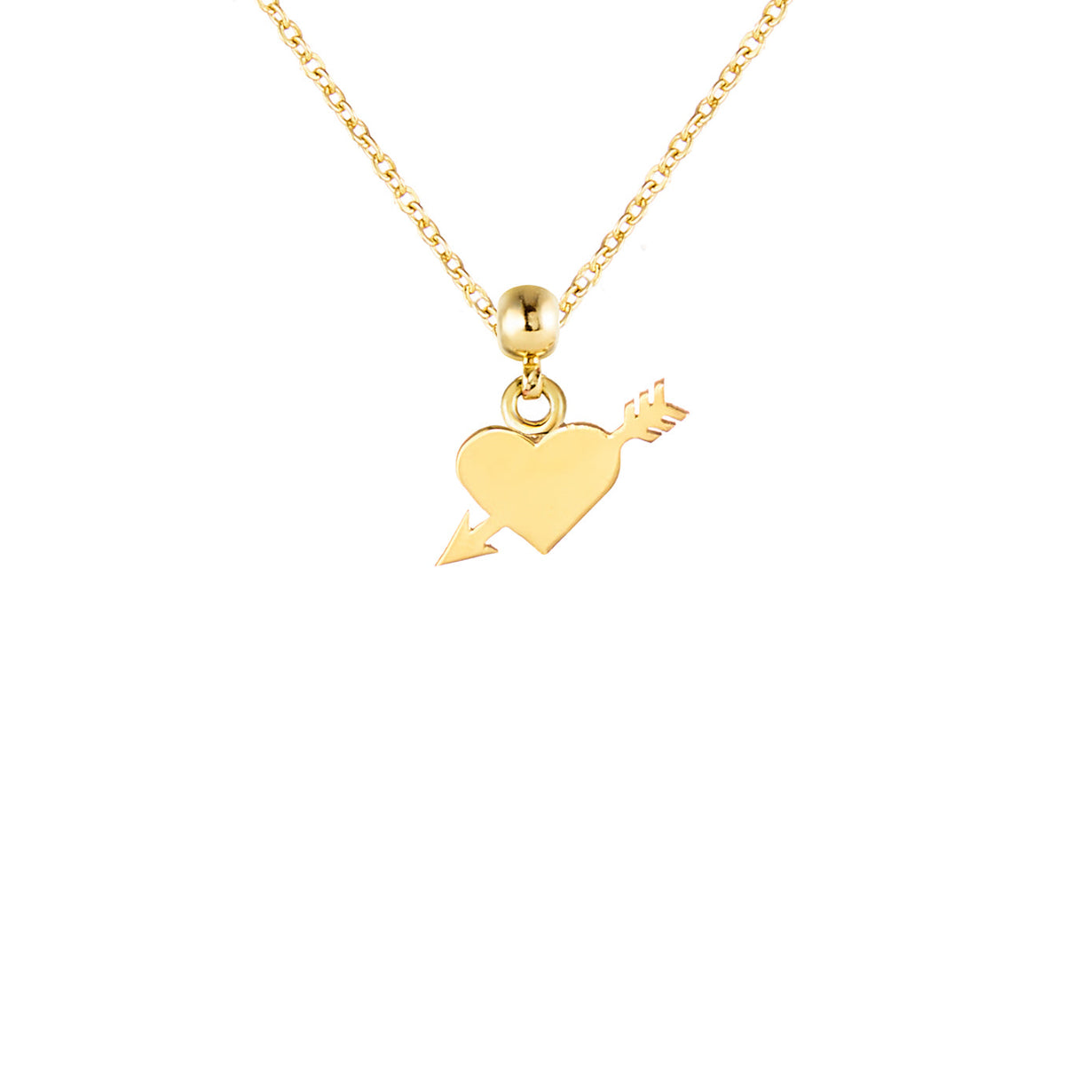 Stolen My Heart 9ct Gold Charm