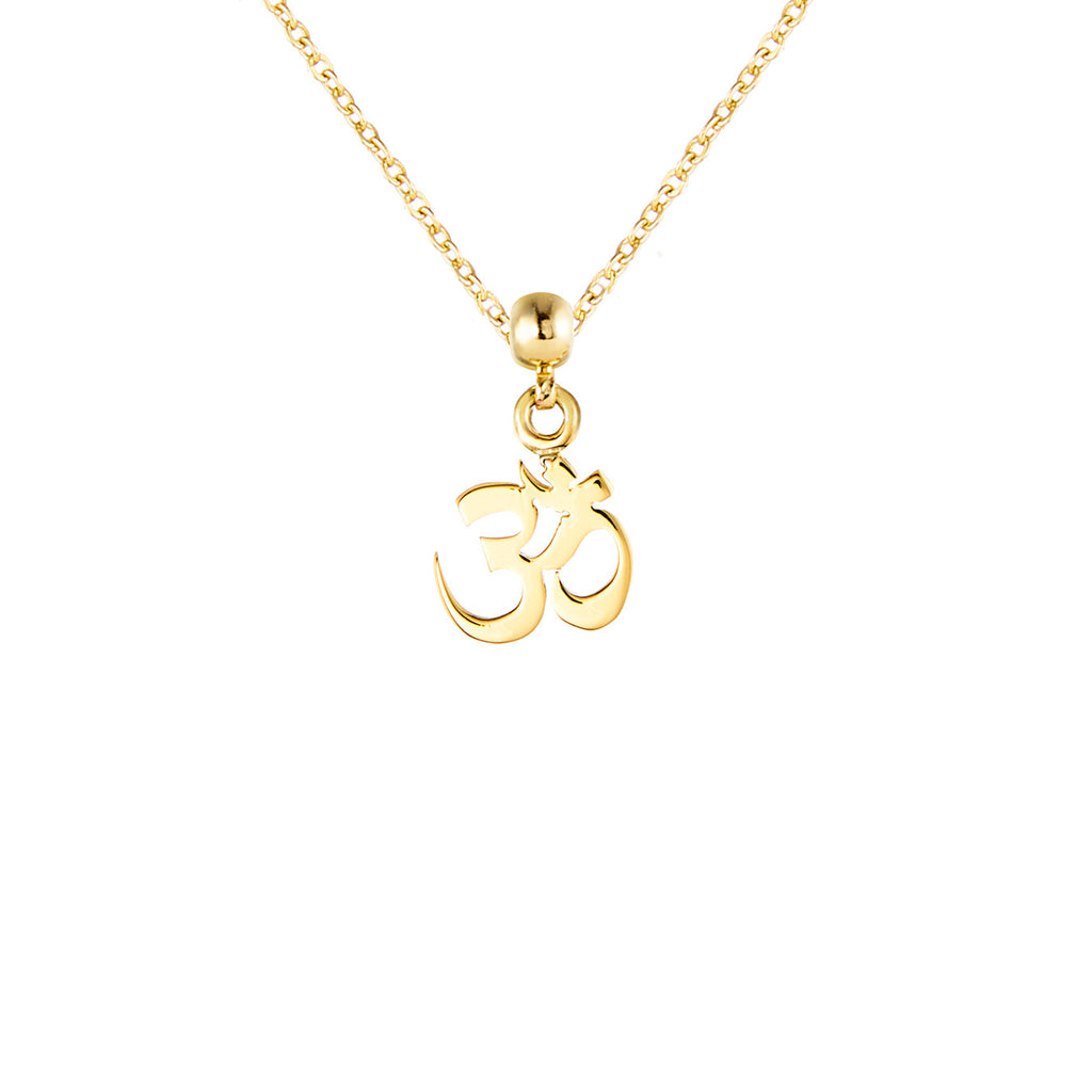 Om Gold Plated Charm